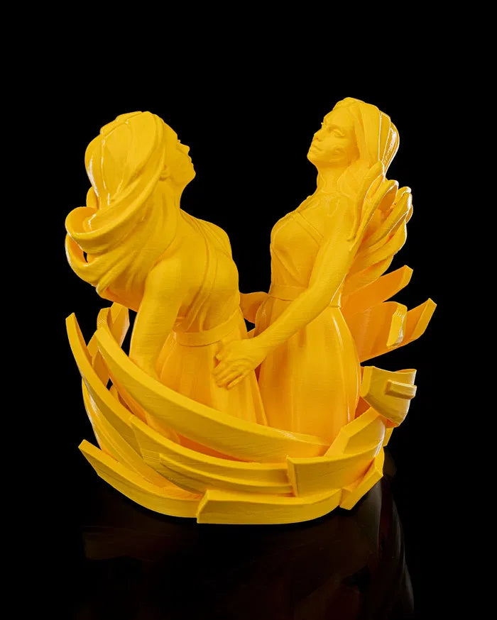 Gemini Zodiac Sculpture